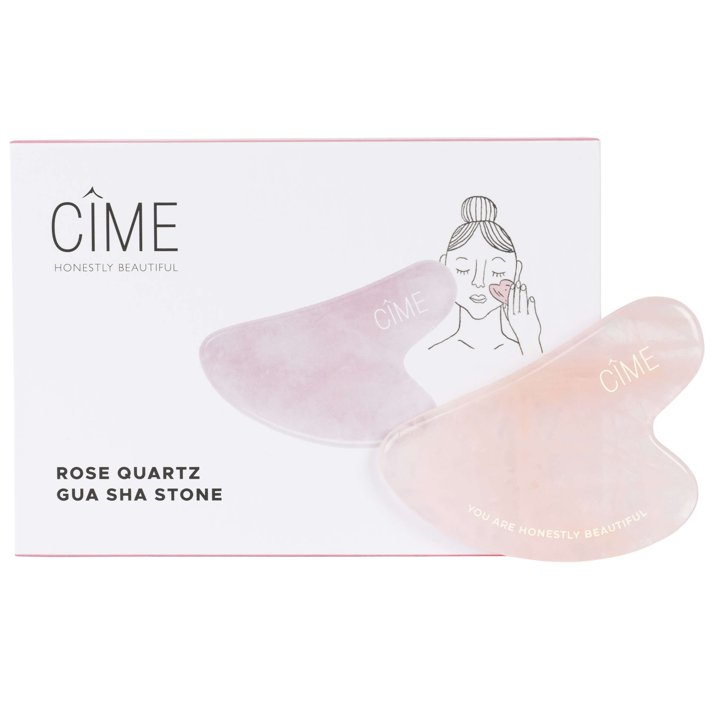 Rose Quartz Gua Sha Stone